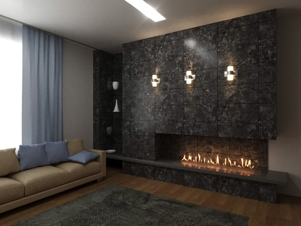 Автоматический биокамин Lux Fire Smart Flame 1000 RC