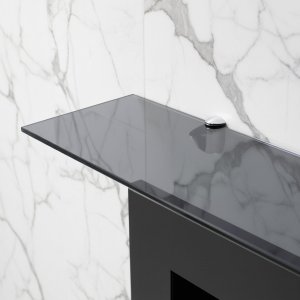 Стеклянная полка для биокамина Gray  900